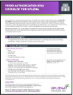 Prior Authorization Checklist