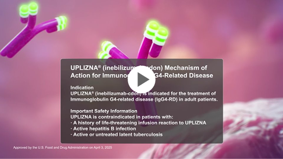 UPLIZNA® mechanism of action (MOA) video thumbnail