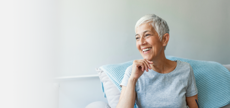 Smiling senior woman