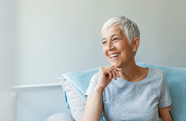 Smiling senior woman